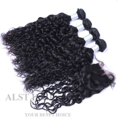 Wholesale cheap frontal closure with human hair bundles