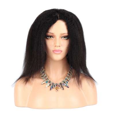 factory price wholesale 10a grade kinky straight u part wig human hair full lace wig