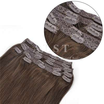 Wholesale cheap hair extensions clip in full head 100% remy human hair clip on