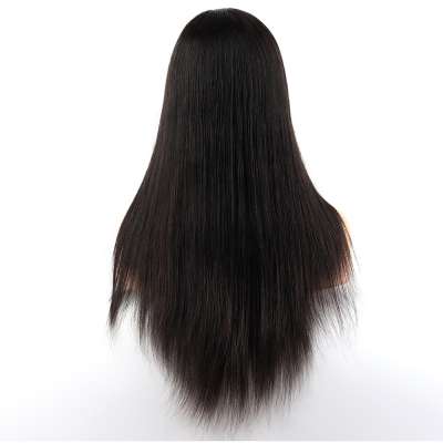 Fast Shipping best quality straight virgin brazilian human hair lace front wig